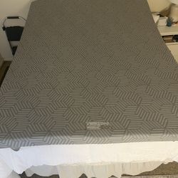 Queen Mattress topper Bedstory 3 Inch Foam Firm High Density. Like New