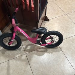  Pink Trek Balance Bike – Fair Condition 