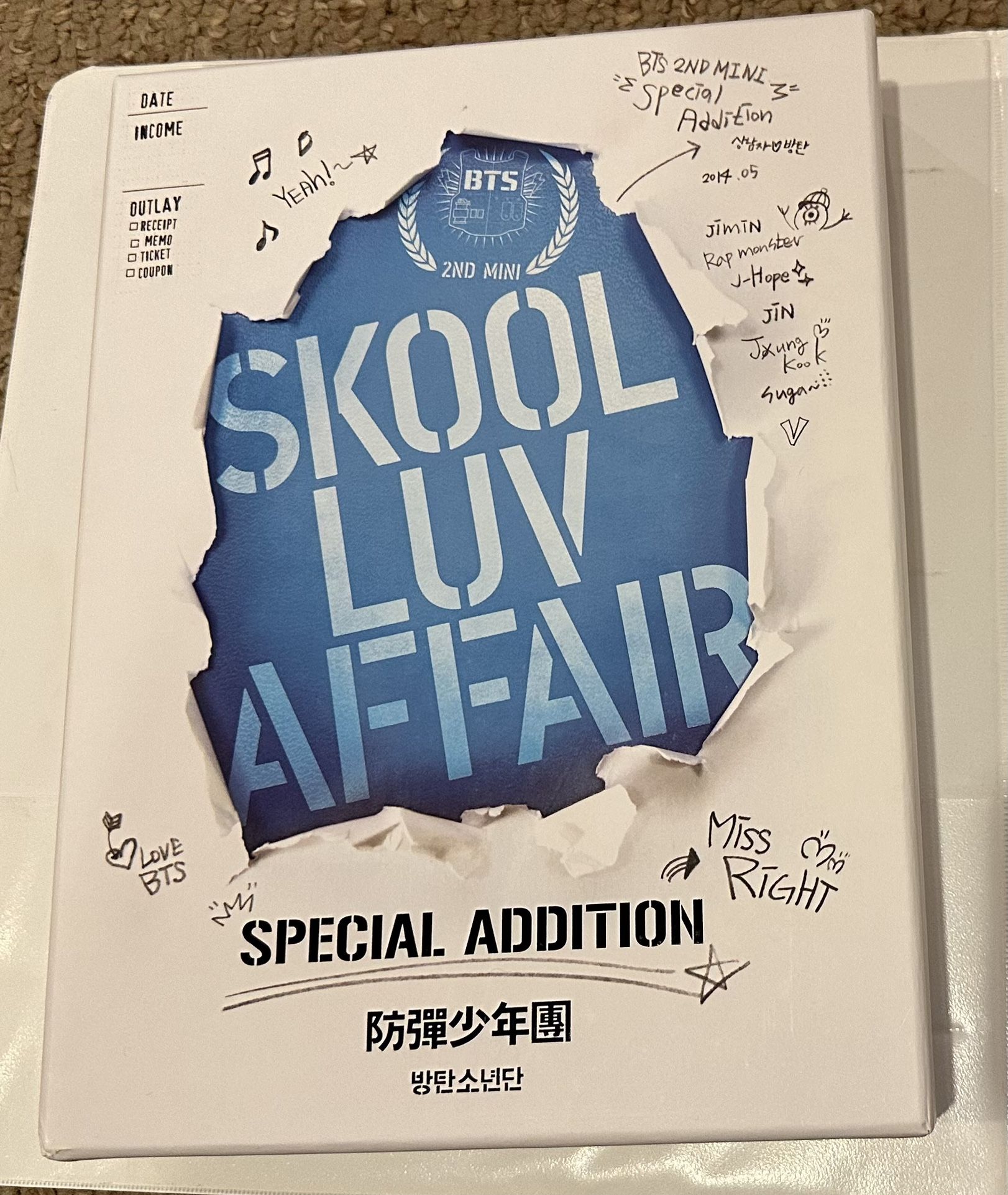 BTS Skool Luv Affair Special Edition Kpop