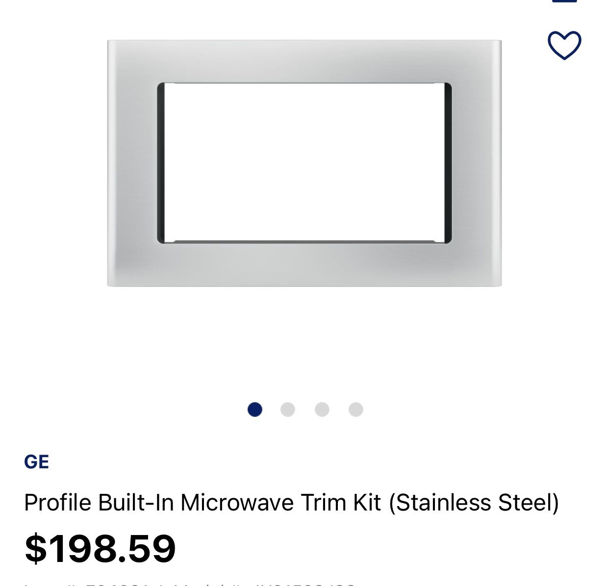 Microwave Oven Trim Kit