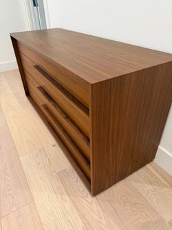 4 Double Drawer Designer Dresser in Walnut
