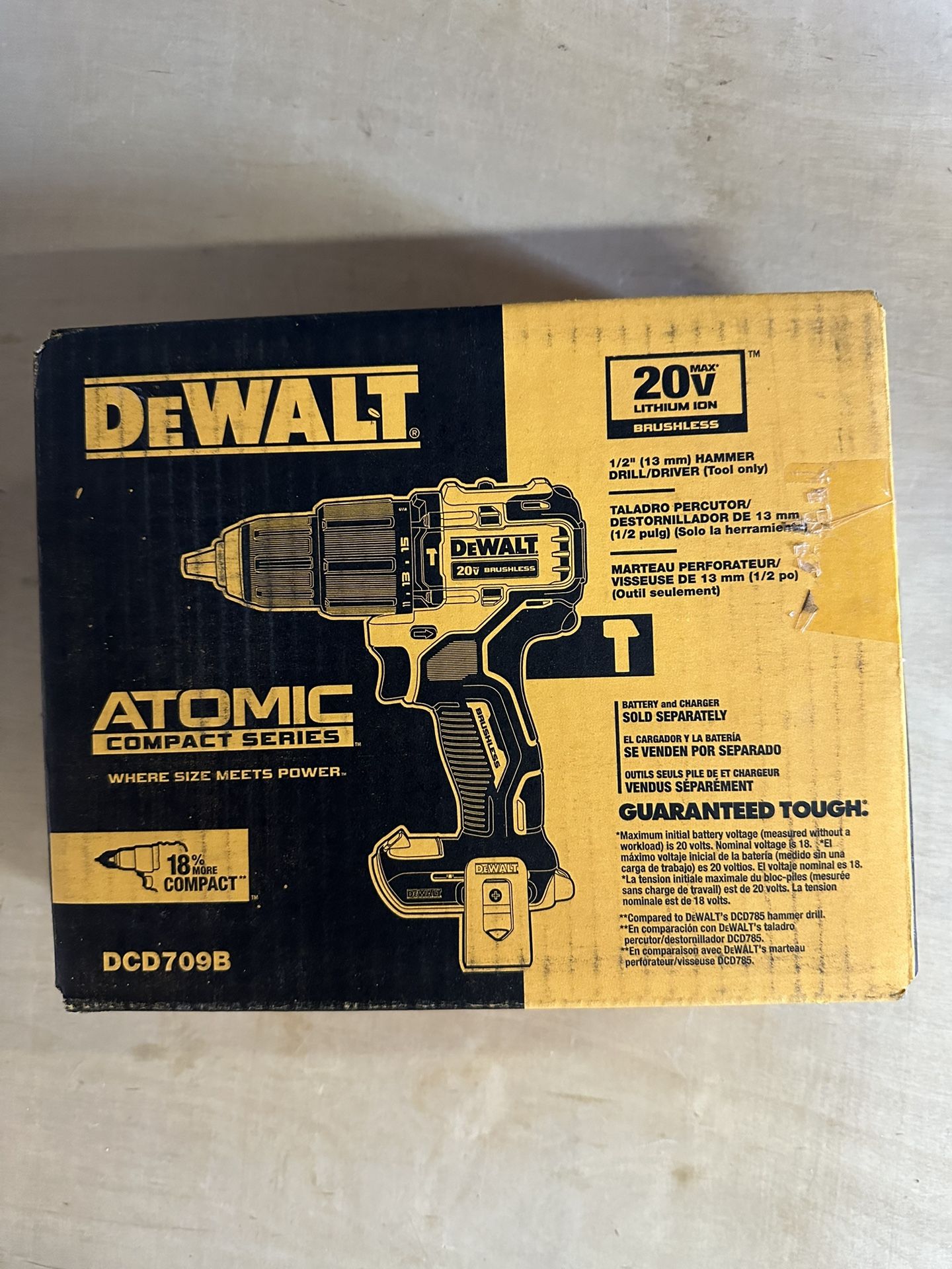 Dewalt Atomic Compact Drill..tool Only…$75