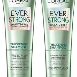 L'Oreal Paris EverStrong Thickening Sulfate Free Shampoo Conditioner 2 Set