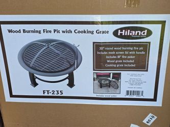 Wood burning fire pit