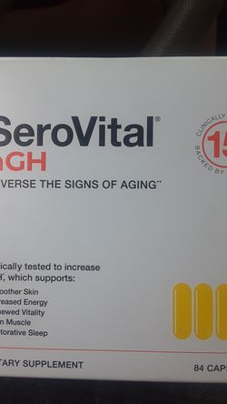 Serovital 84 capsules never opened sells for $60 instore only asking $30