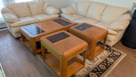 Coffee table and side table set