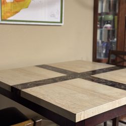 Dining Table With Free Chairs 