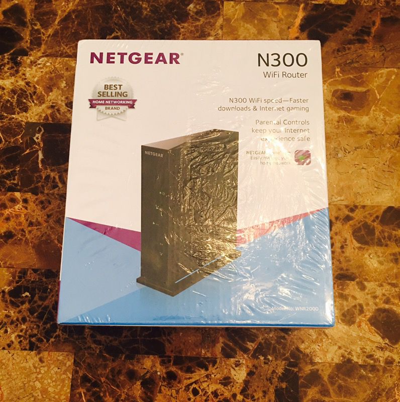 Brand New in box - NETGEAR N300 WiFi Router (WNR2000)