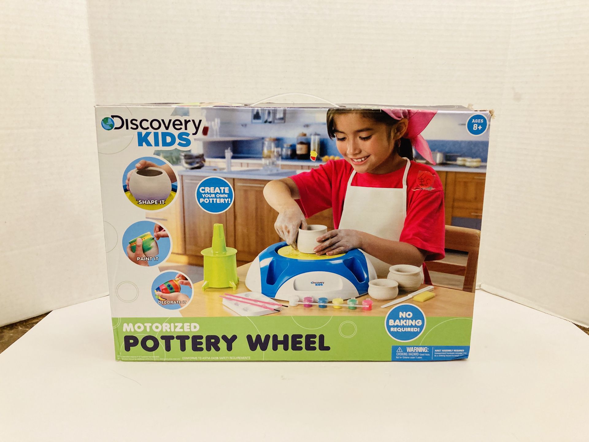 Discovery Kids Motorized Pottery Wheel Arts And Crafts Toy Set
