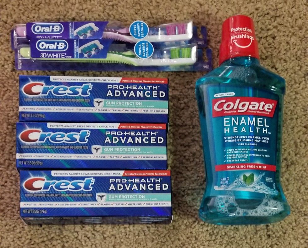 Crest and Colgate