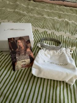 Melania Trump Three Bangle Bracelets With Crystals