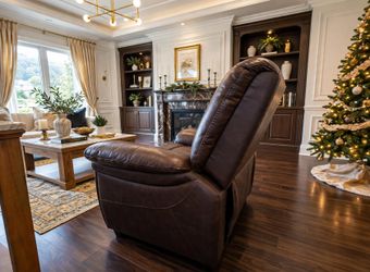 Brown Love Seat