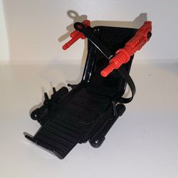 Vintage 80s Kenner The Real Ghostbusters Ecto-1 Ghost chair with both guns and seat belt