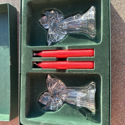 Waterford Crystal Angel Candle Holders 