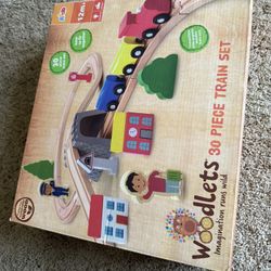 Wooden train set COMPLETE