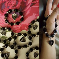 Raiders Stretchable bracelet unisex