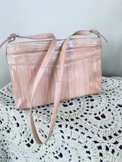 Vintage Light Pink Eel Skin Purse