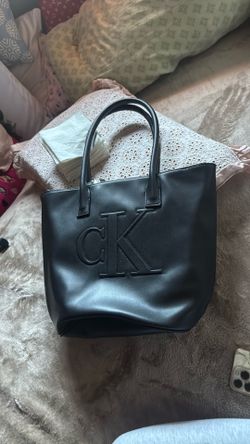 Calvin klein black tote bag