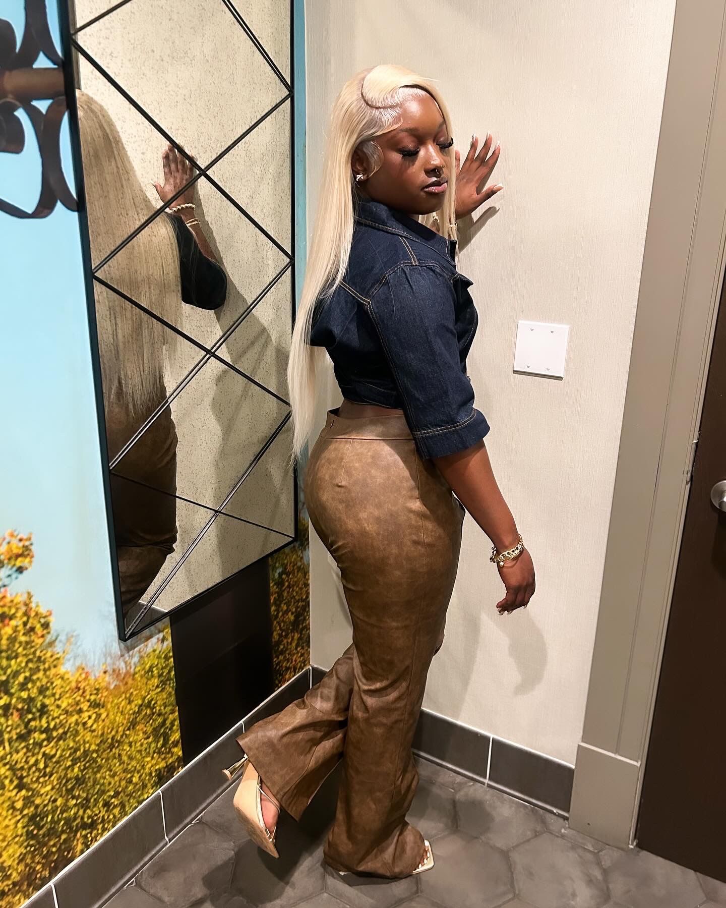 30 Inch Blonde Toned Wig