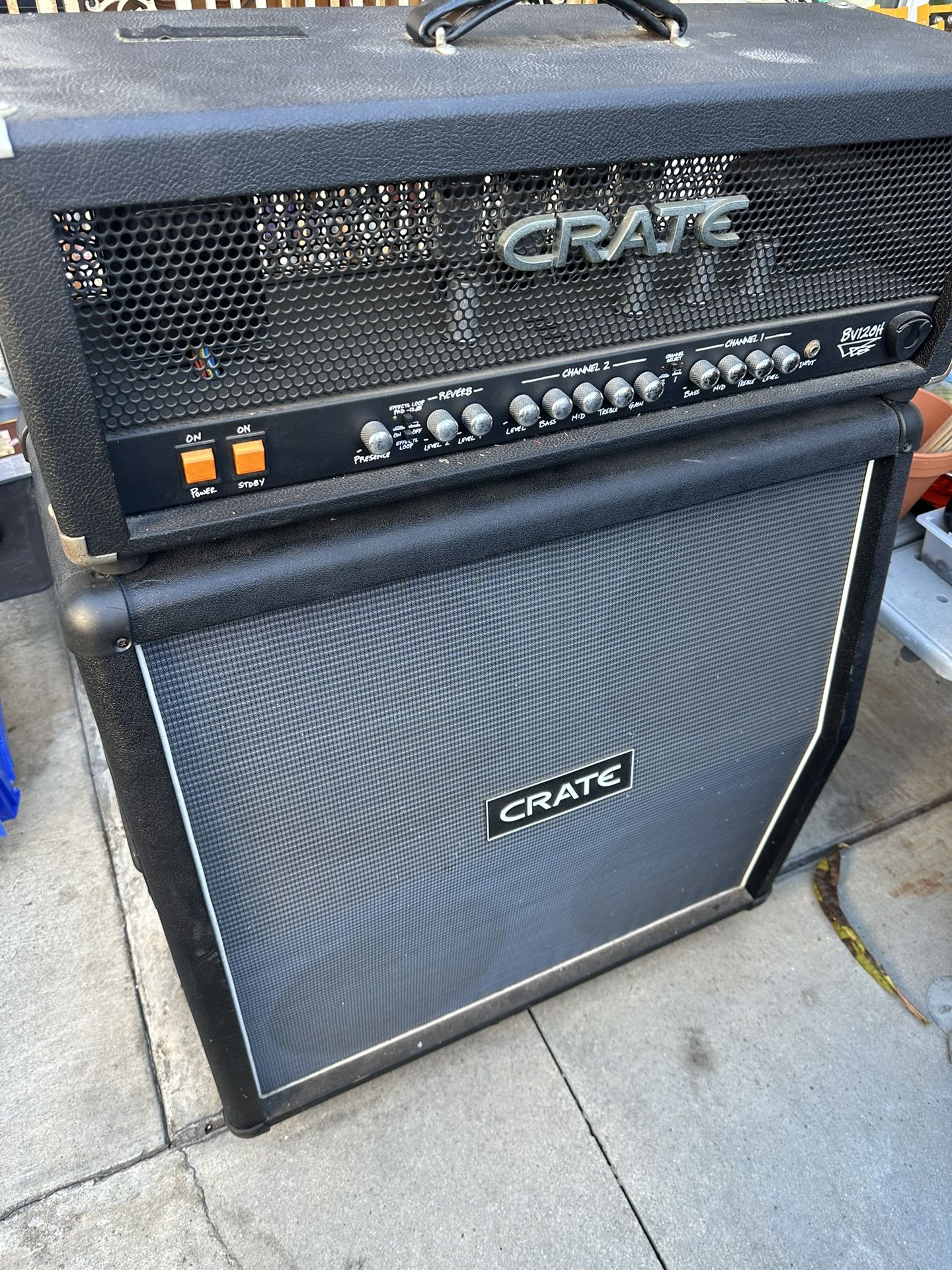 Crate Blue Voodoo BV-120H electric guitar amp head