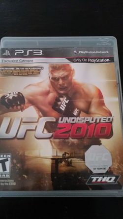 PS3 UFC Undisputed 2010