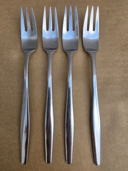 Dansk Variation V JHQ Quistgaard 1957 Design Denmark 8" Dinner Forks Set of 4