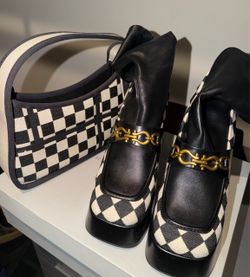 Boots With Matching Bag