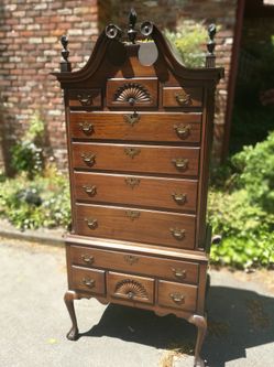 Antique Tallboy Dresser