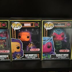 Funko Pop Black Light Bundle