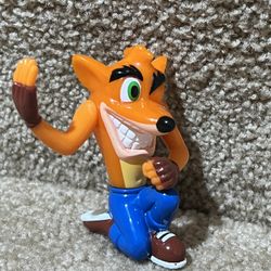 Crash Bandicoot 2002 Winking Universal Action Figure, Rare Vintage Collectible