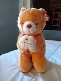 Ty Plush Praying Bear Stuffed Animal