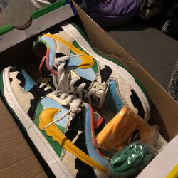 Ben and jerry Nike dunk sn low chunky