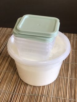 1/4 Cup Plastic Container For Kefir Grains/Bulgaros