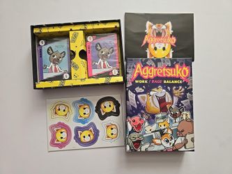 Oni Press Sanrio Aggretsuko Work Rage Balance Card Game Licensed