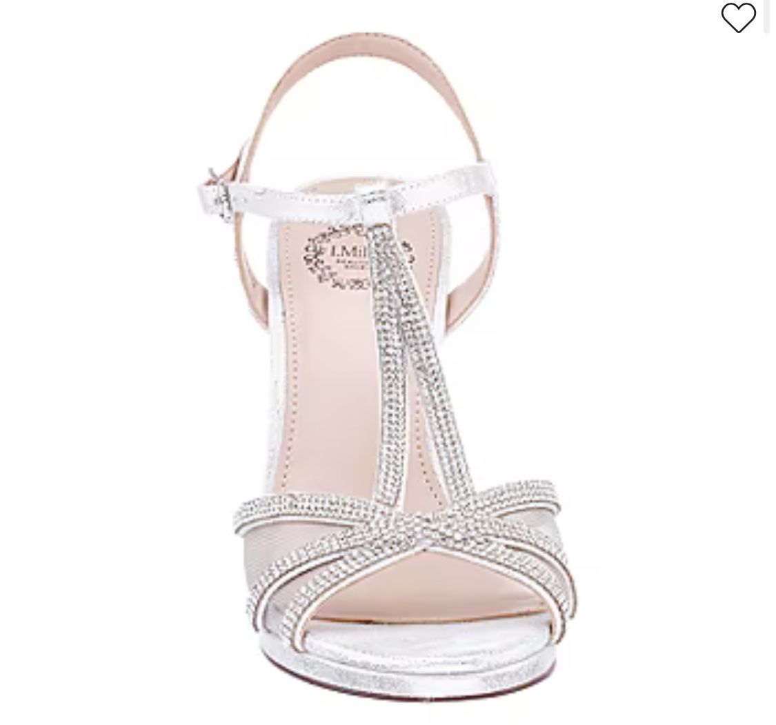 Elegant strappy heels by L'Miller. Sz 10
