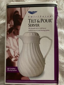 Tilt & Pour 10oz. White Beverage Server