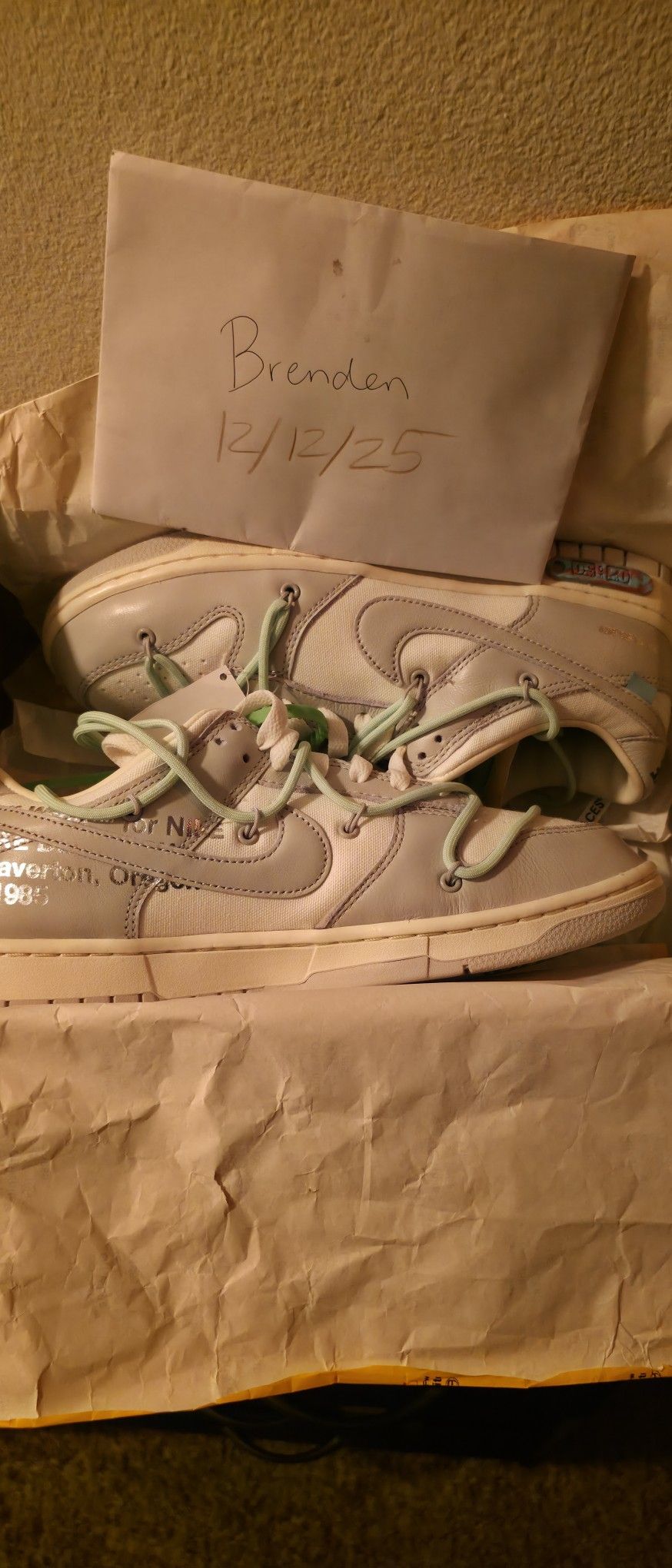 Nike Off White Dunk Lot 7