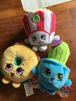 New 3 shopkins plush