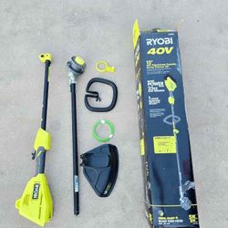 RYOBI 40V Weed Eater String Trimmer EXPAND IT Attachment Capable