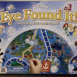Disney Eye Found It Hidden Picture Game Giant 6ft Board - Complete and excellent used condition 