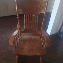 Super Nice All Wood Rocking Chair
