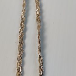 Sterling Silver Braided Chain