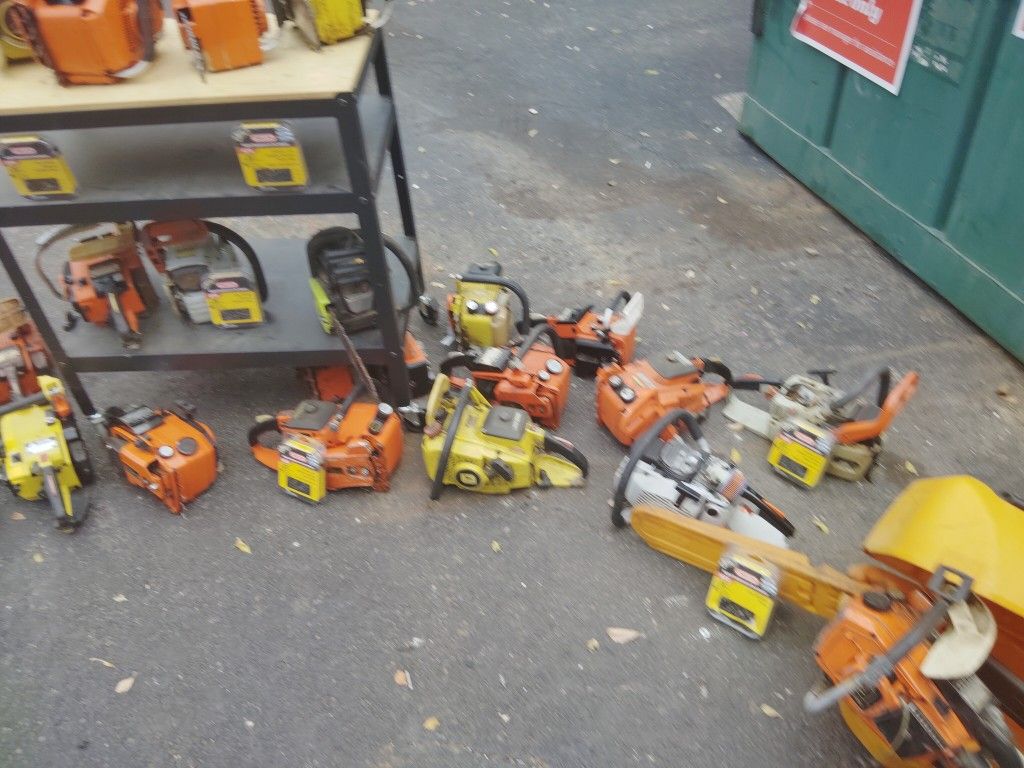 Chainsaws Galore