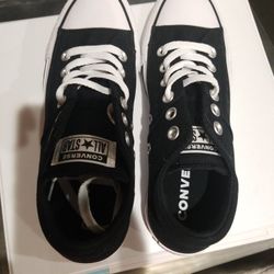 Converse Womens 6.5 Blk/wht/bulk Madison Ox Shoes Brand New