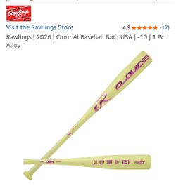 Rawlings 2026 Clout Ai Baseball Bat