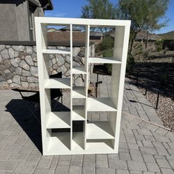 (2) White Shelve Units Multiple Cubbies $50 Each 
