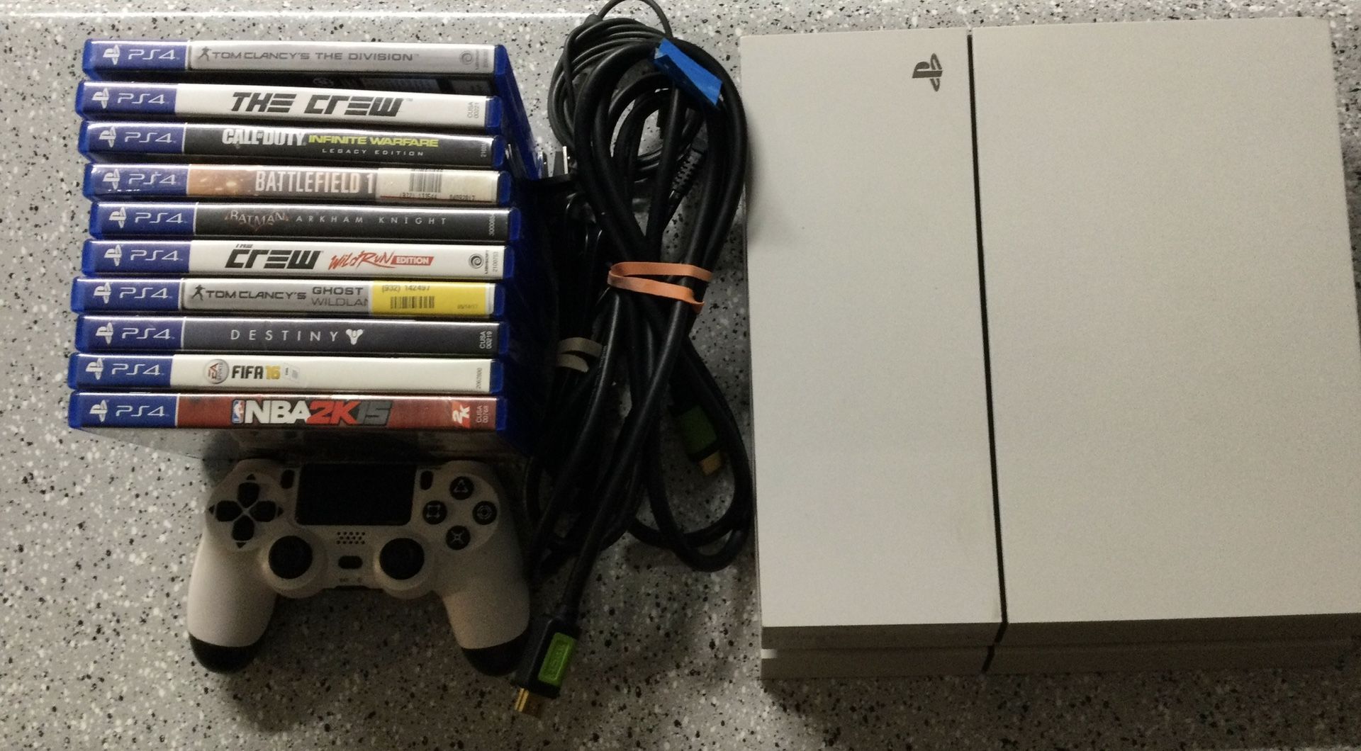 Perfect Working PS4 White Edition With Lots Of Games!