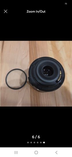 Canon Zoom Camera Lens EF-S 18-55mm 0.28m/0.9ft UV Haze Philippines Black