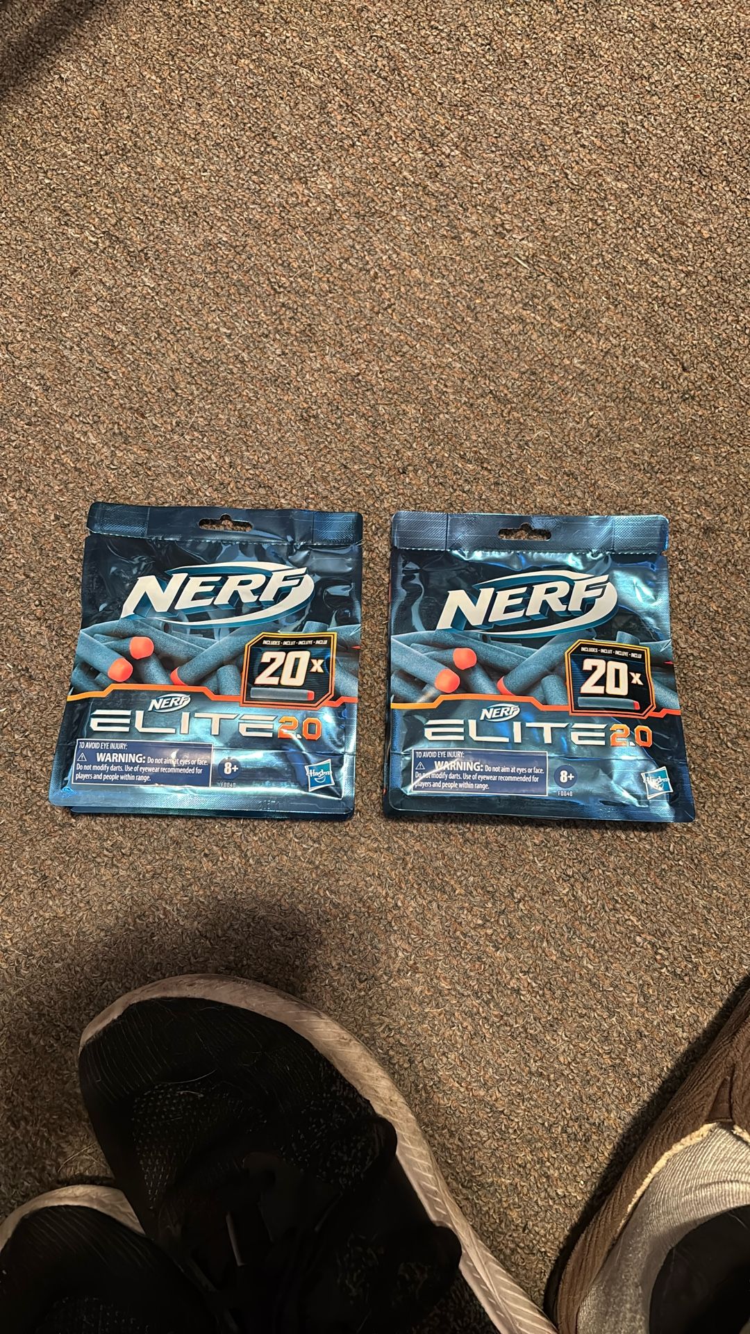 2 Unopened Nerf Elite 2.0 Bullets 