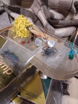 Vintage Assorted Fishing Lures and Flies Collection